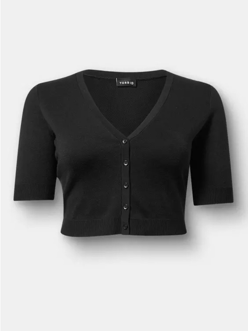 New With Tags Torrid Button-Front Shrug Size 4X Black